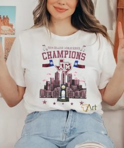 Texas A&M Aggies 2024 college world series champions city shirt