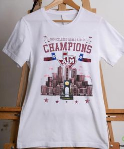 Texas A&M Aggies 2024 college world series champions city shirt 1 Texas A&M Aggies 2024 college world series champions city shirt