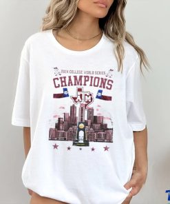 Texas A&M Aggies 2024 college world series champions city shirt 2 Texas A&M Aggies 2024 college world series champions city shirt
