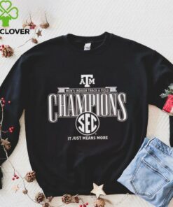 Texas A&M Aggies 2025 SEC Men’s Indoor Track & Field Champions Locker Room T Shirt