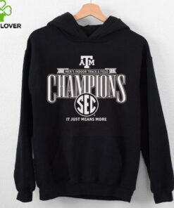 Texas A&M Aggies 2025 SEC Men’s Indoor Track & Field Champions Locker Room T Shirt