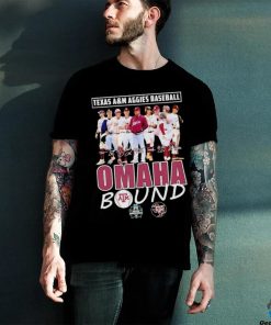 Texas A&M Aggies Baseball Omaha Bound signature shirt