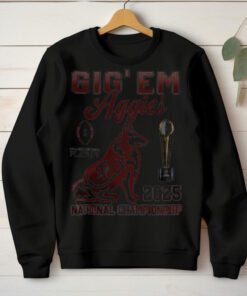 Texas A&M Aggies Big ‘Em Aggies 2025 National Championship T Shirt