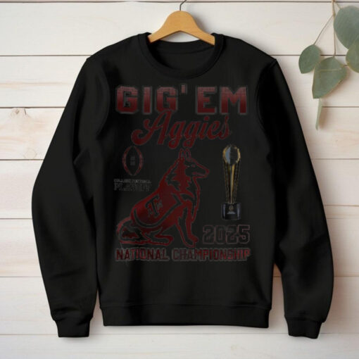 Texas A&M Aggies Big ‘Em Aggies 2025 National Championship T Shirt