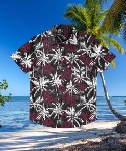 Texas A&M Aggies Black Floral Hawaiian Shirt