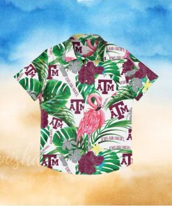 Texas A&M Aggies Flamingo Hawaiian Shirt