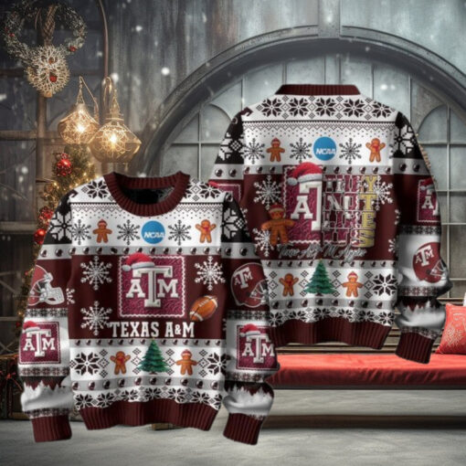 Texas A&M Aggies Football They Not Like Us Christmas Ugly Sweater