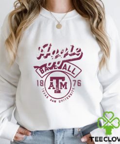 Texas A&M Aggies Ivory Baseball Logo T Shirt