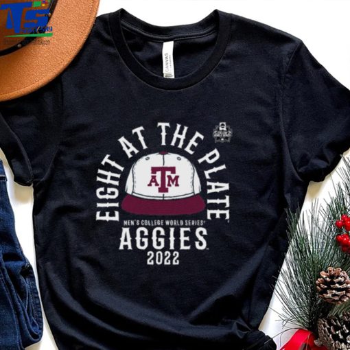 Texas A&M Aggies Men’s Baseball 2022 Eight At The Plate T Shirt