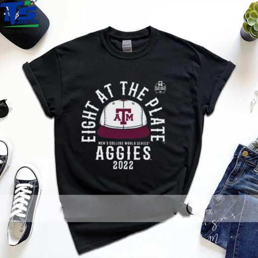 Texas A&M Aggies Men’s Baseball 2022 Eight At The Plate T Shirt