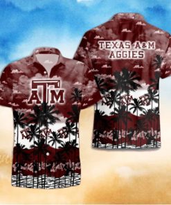 Texas A&M Aggies Palms Tree Hawaiian Shirt