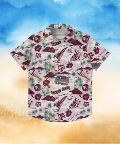 Texas A&M Aggies Thematic Stadium Print Hawaiian Shirt