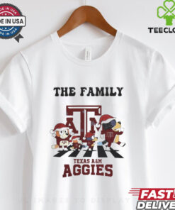 Texas A&M Aggies X Family Bluey Merry Christmas 2024 Shirt