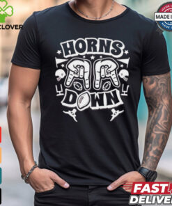 Texas A&M Aggies football horns down t shirt
