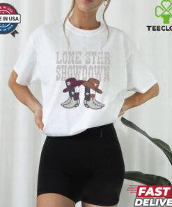 Texas A&M Aggies vs. Texas Longhorns 2024 Lone Star Showdown Boot shirt
