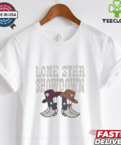Texas A&M Aggies vs. Texas Longhorns 2024 Lone Star Showdown Boot shirt 3 Texas A&M Aggies vs. Texas Longhorns 2024 Lone Star Showdown Boot shirt