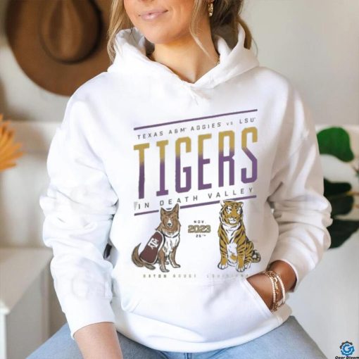 Texas A&M Vs Lsu Game Day 2023 Gray Tigers In Death Valley T hoodie, sweater, longsleeve, shirt v-neck, t-shirt