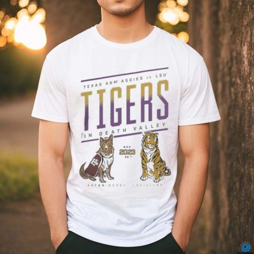 Texas A&M Vs Lsu Game Day 2023 Gray Tigers In Death Valley T hoodie, sweater, longsleeve, shirt v-neck, t-shirt