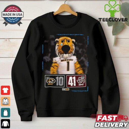 Texas A&M Wins 41 10 Missouri Football 2024 Game Final Score Shirt