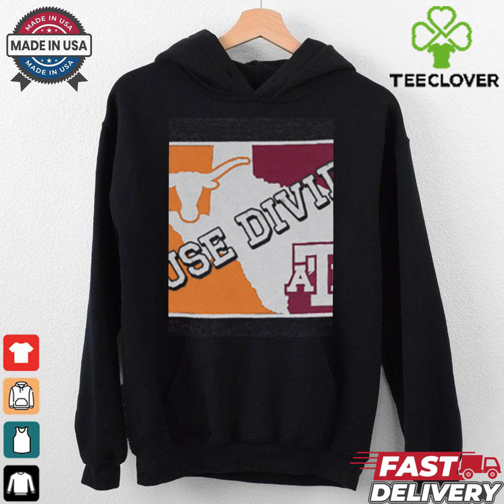 Texas A&M vs Texas House Divided T Shirt Texas A&M vs Texas House Divided T Shirt