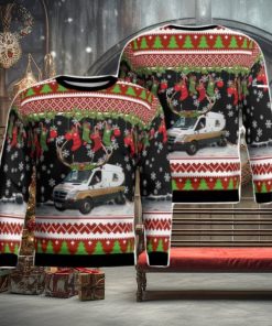 Texas Acadian Ambulance AOP Ugly Sweater Xmas Christmas Hoilday Gift