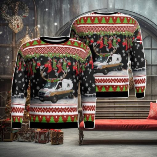 Texas Acadian Ambulance AOP Ugly Sweater Xmas Christmas Hoilday Gift