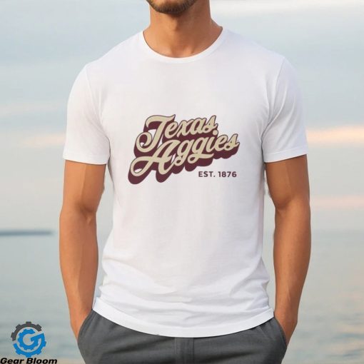 Texas Aggies Est 1876 Retro T Shirt