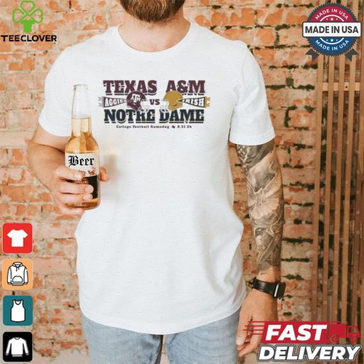 Texas A&m Aggies Vs Irish Notre Dame College Football Gameday 8 31 24 T hoodie, sweater, longsleeve, shirt v-neck, t-shirt