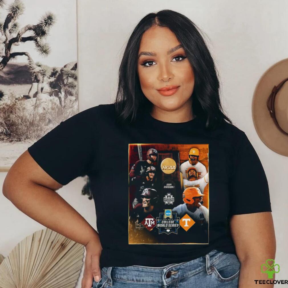 Texas A&m And Tennessee Volunteers Baseball 2024 MCWS Final Set Shirt Texas A&m And Tennessee Volunteers Baseball 2024 MCWS Final Set Shirt