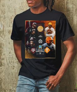 Texas A&m And Tennessee Volunteers Baseball 2024 MCWS Final Set Shirt