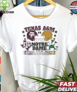 Texas A&m Vs Notre Dame College Football Gameday Aggieland Kyle Fields College Station Tx T shirt