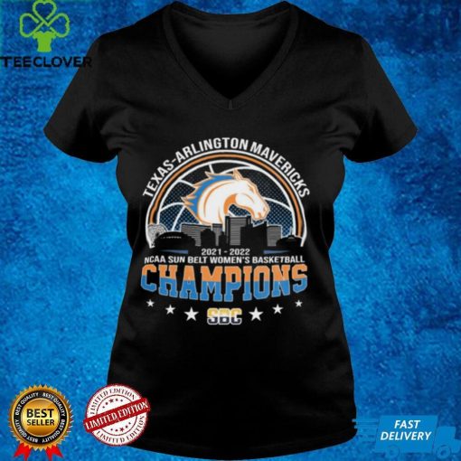 Texas Arlington Mavericks 2022 NCAA Sun Belt Women's Basketball Graphi T shirt