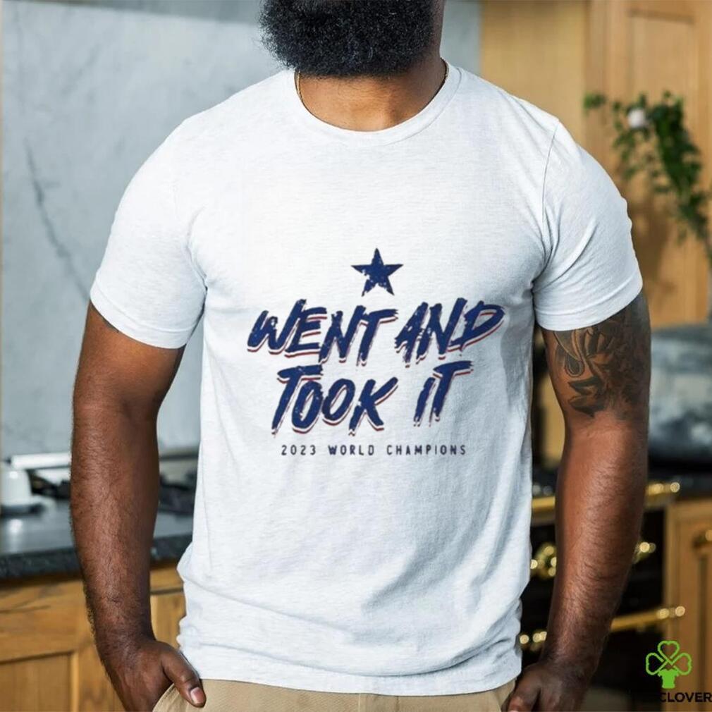Texas Baseball Went And Took It 2023 World Champions T Shirt Texas Baseball Went And Took It 2023 World Champions T Shirt