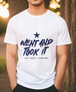 Texas Baseball Went And Took It 2023 World Champions T Shirt 3 Texas Baseball Went And Took It 2023 World Champions T Shirt