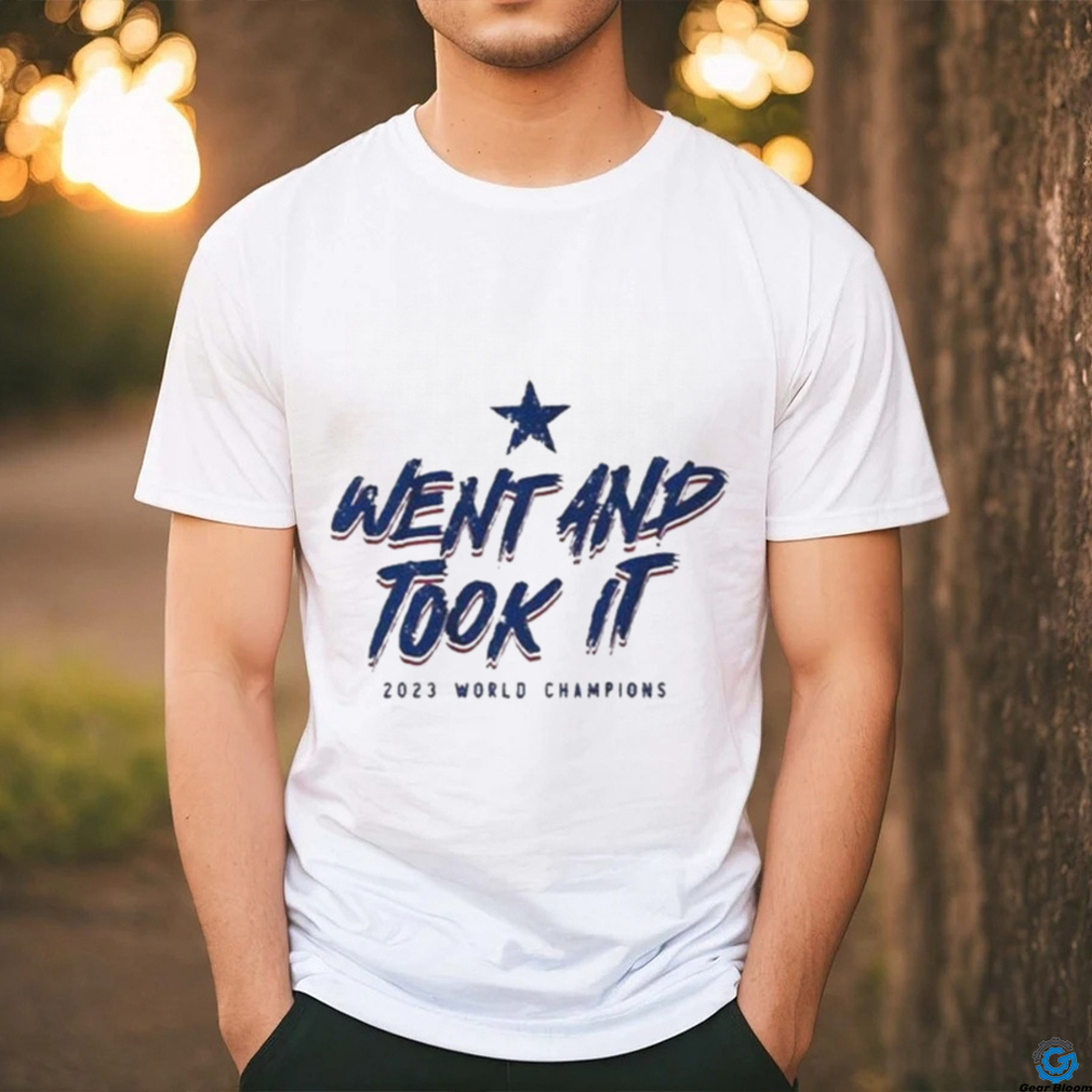 Texas Baseball Went And Took It 2023 World Champions T Shirt Texas Baseball Went And Took It 2023 World Champions T Shirt