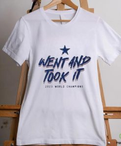 Texas Baseball Went And Took It 2023 World Champions T Shirt 4 Texas Baseball Went And Took It 2023 World Champions T Shirt