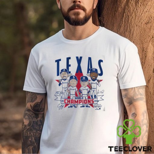 Texas Baseball World Champions Caricatures Shirt
