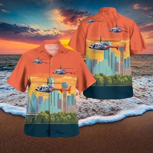 Texas, CareFlite Bell 407GX 3D Hawaiian Shirt Gift For Summer