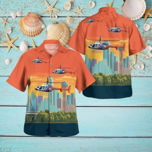 Texas, CareFlite Bell 407GX 3D Hawaiian Shirt Gift For Summer