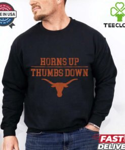 Texas Football Horns Up Thumbs Down T Shirt