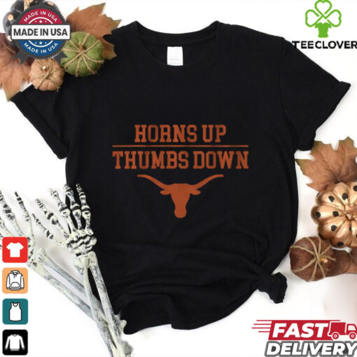 Texas Football Horns Up Thumbs Down T Shirt