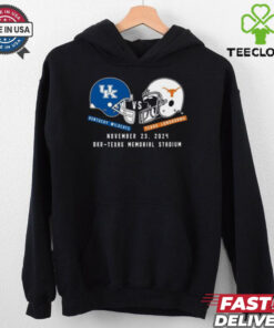 Texas Football vs Kentucky Wildcats Football November 23 , 2024 Austin Game Day Helmet Shirt
