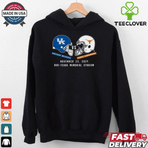 Texas Football vs Kentucky Wildcats Football November 23 , 2024 Austin Game Day Helmet Shirt