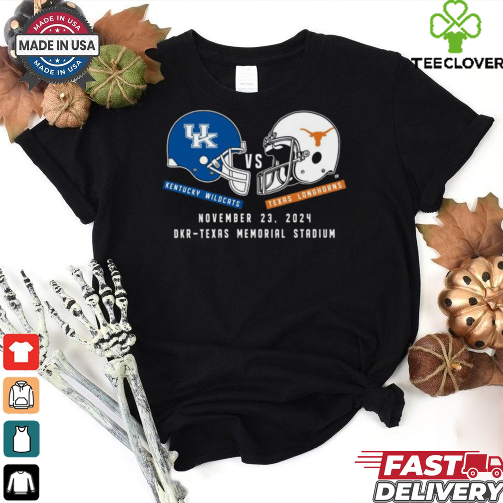 Texas Football vs Kentucky Wildcats Football November 23 , 2024 Austin Game Day Helmet Shirt Texas Football vs Kentucky Wildcats Football November 23 , 2024 Austin Game Day Helmet Shirt