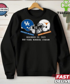 Texas Football vs Kentucky Wildcats Football November 23 , 2024 Austin Game Day Helmet Shirt