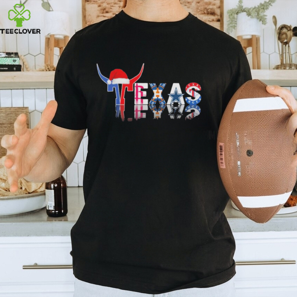 Texas Houston Astros Sports Dallas Cowboys Teams Logo Santa Hat Christmas shirt Texas Houston Astros Sports Dallas Cowboys Teams Logo Santa Hat Christmas shirt