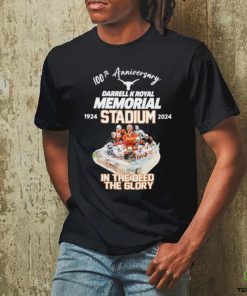 Texas Longhorns 100th anniversary 1924 2023 Darrell K Royal Stadium shirt