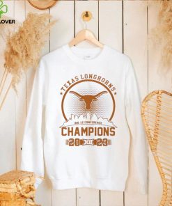 Texas Longhorns 2023 Big 12 Conference Football Champions Skyline Shirt