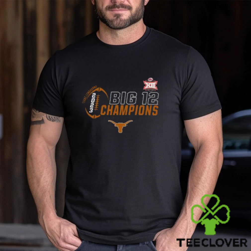 Texas Longhorns 2023 Big 12 Football Conference Champions Locker Room Shirt Texas Longhorns 2023 Big 12 Football Conference Champions Locker Room Shirt