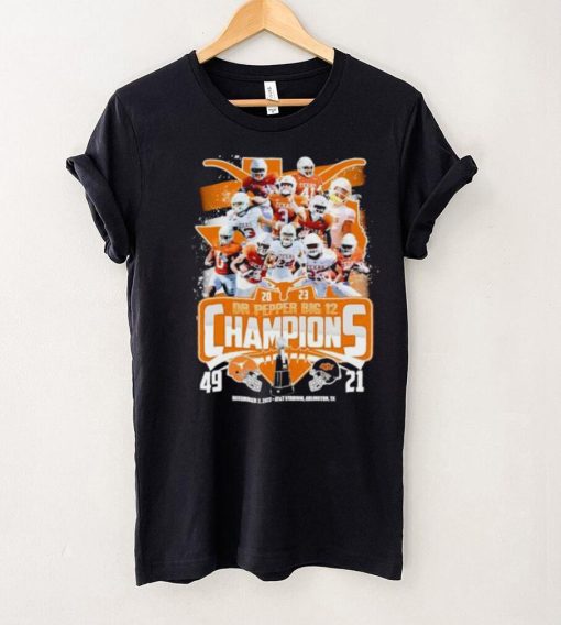 Texas Longhorns 2023 DR Pepper Big 12 Champions 49 21 hoodie, sweater, longsleeve, shirt v-neck, t-shirt